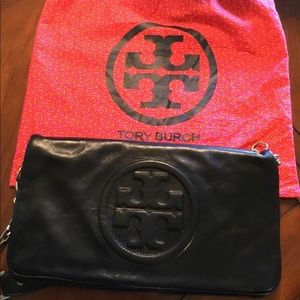 Used Tory Burch Reva Oversized Clutch/shoulder bag